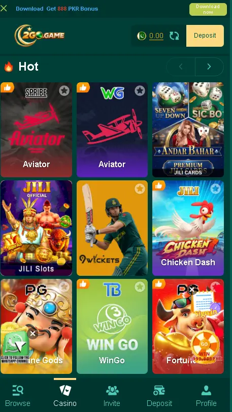 Android casino APK Pakistan