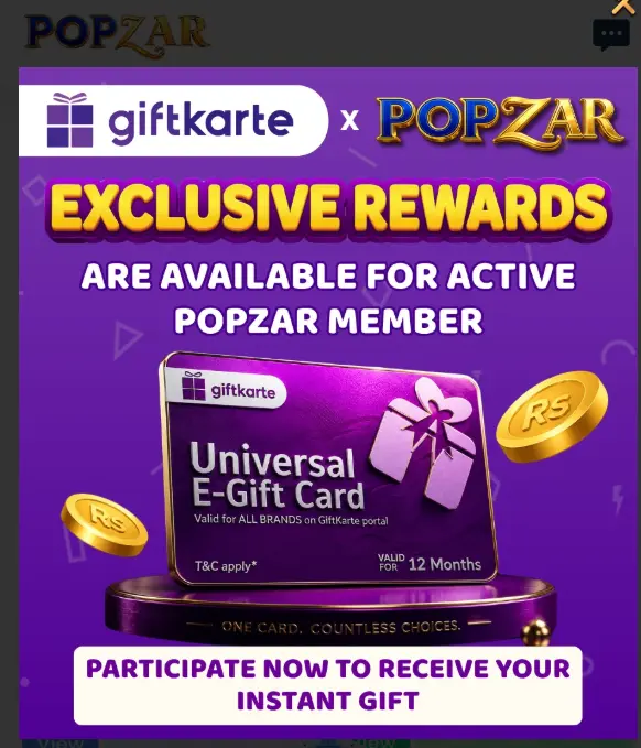 Popzar Game Download, Login & Register